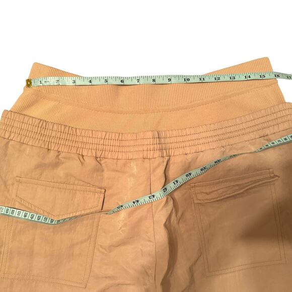 Dion Lee Double Waistband Nylon Track Pants Beige Tan 8 / 10 / Large - Picture 13 of 16